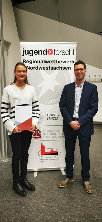 Anna Pollmer bei Jugend forscht
